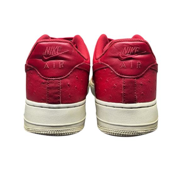 Nike Air Force 1 Mid Red Ostrich Leather 2015 Size 13